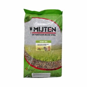 Konijnenvoer - Rabby Mix - Konijnenmengeling 15kg - Mijten