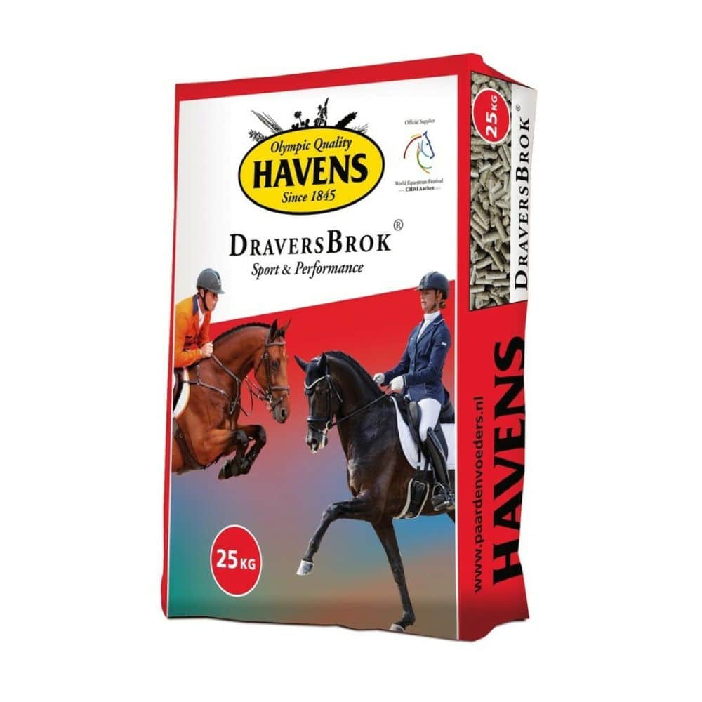 Paardenvoer draversbrok 25kg van Havens